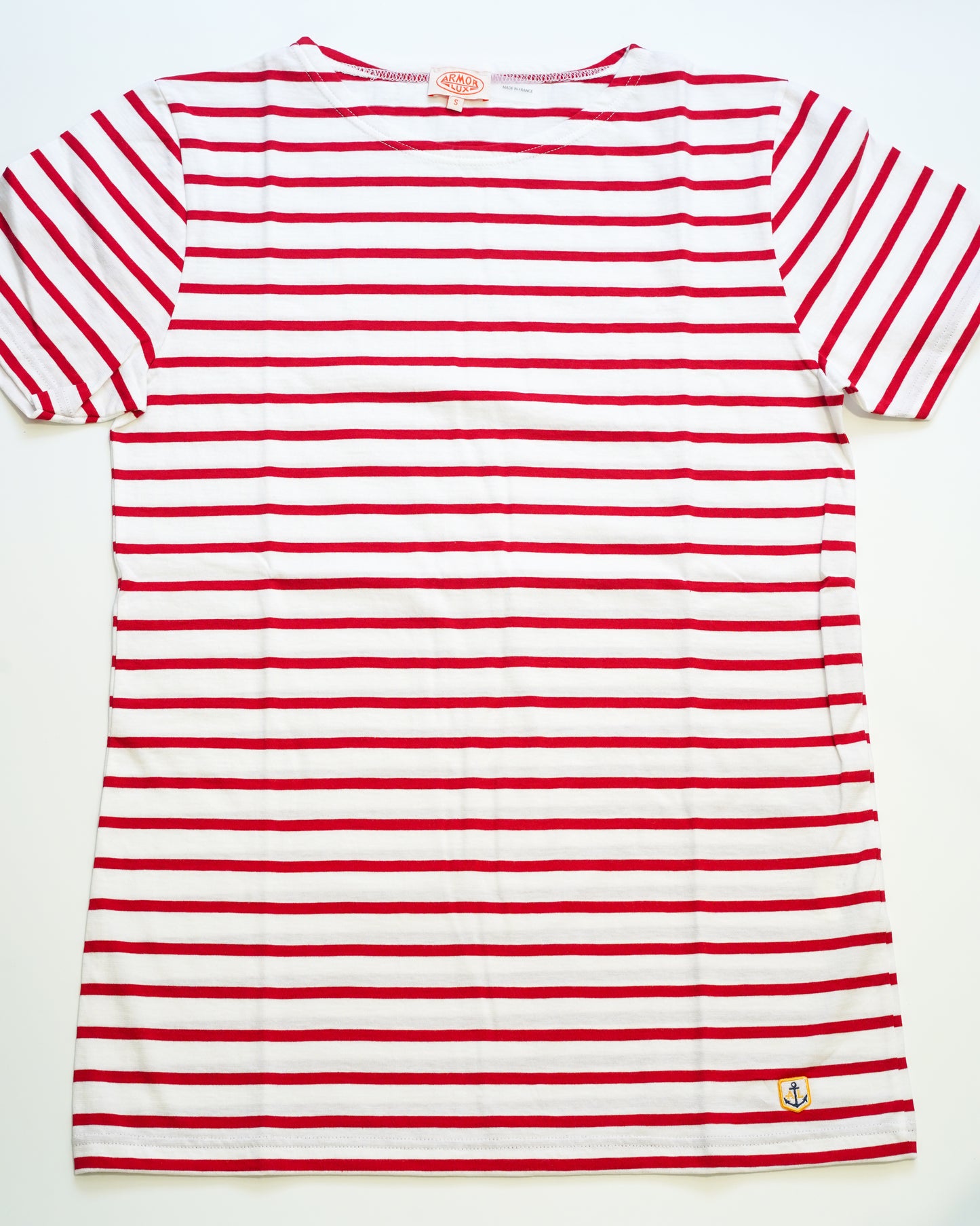 Camiseta Marinera Blanco y Rojo