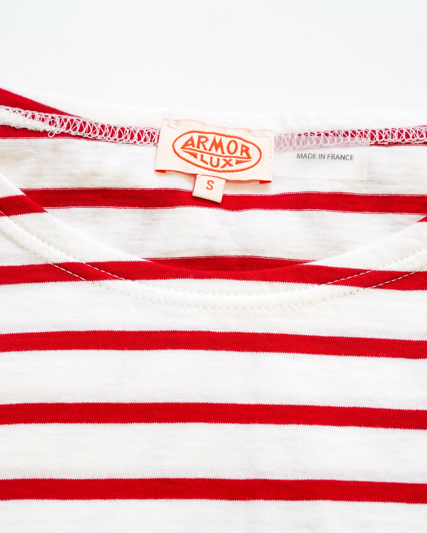Camiseta Marinera Blanco y Rojo