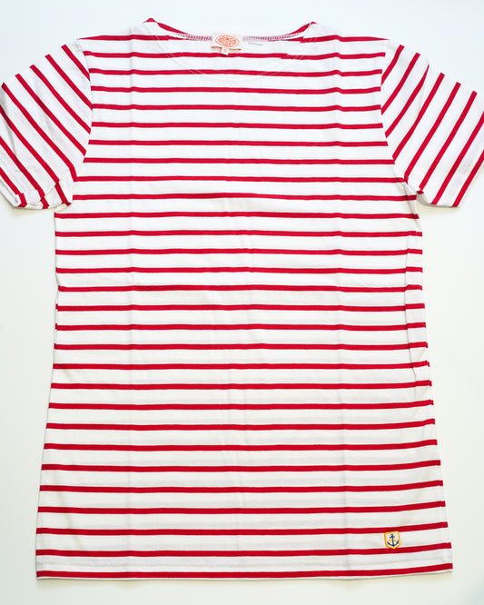 Camiseta Marinera Blanco y Rojo
